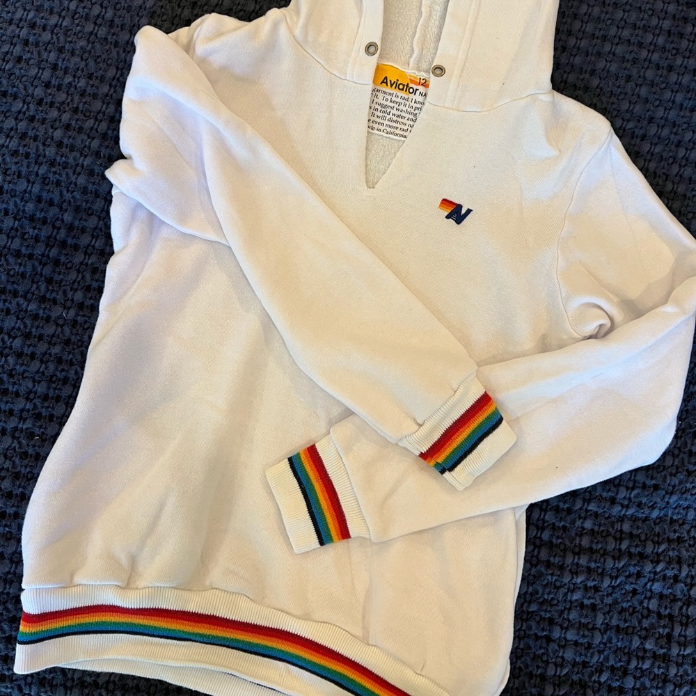 Aviator Nation Kids Prism Split Hoodie